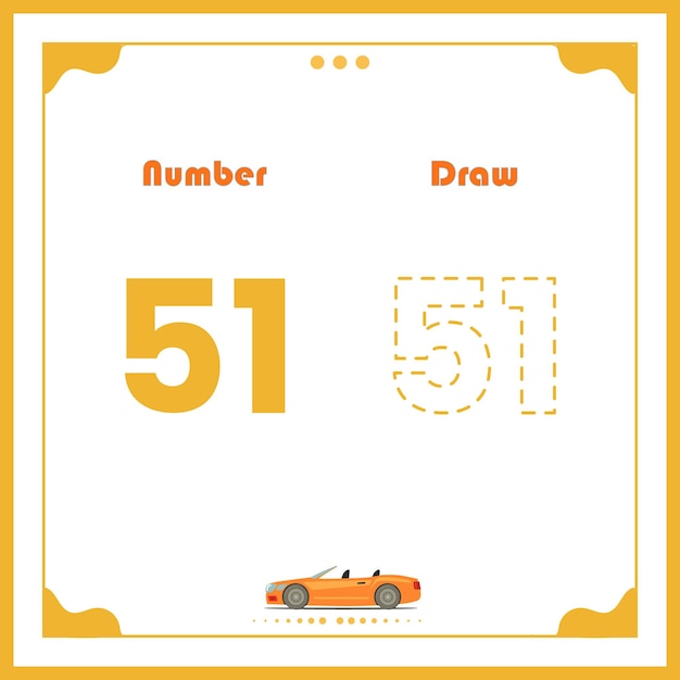 Number Drawing for Kids Preschool Number Illustration Learning Activity for Back to School book