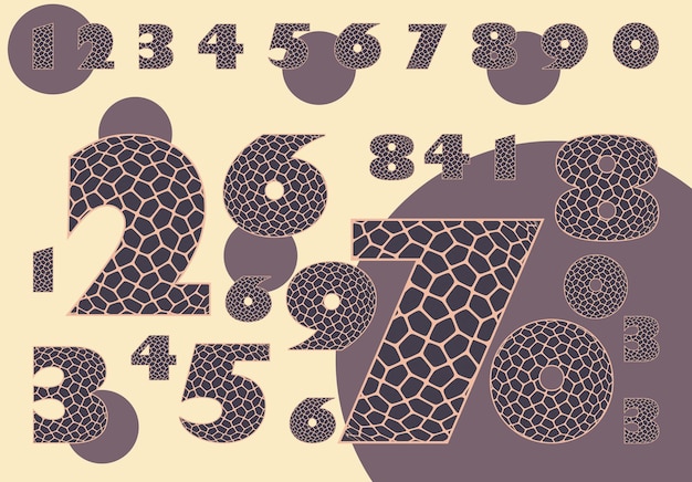 number fonts