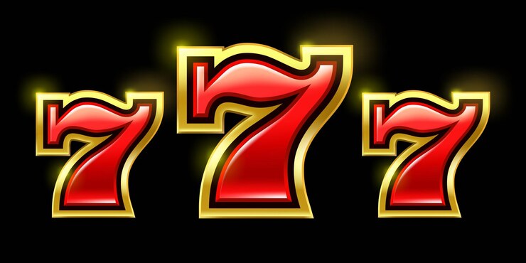 ナンバー 7、アイコン カジノ、スロット マシンのシンボル。勝つ、勝つ、ラッキー、ジャックポット。