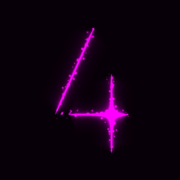 Number symbol of lights