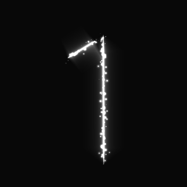 Number symbol of lights