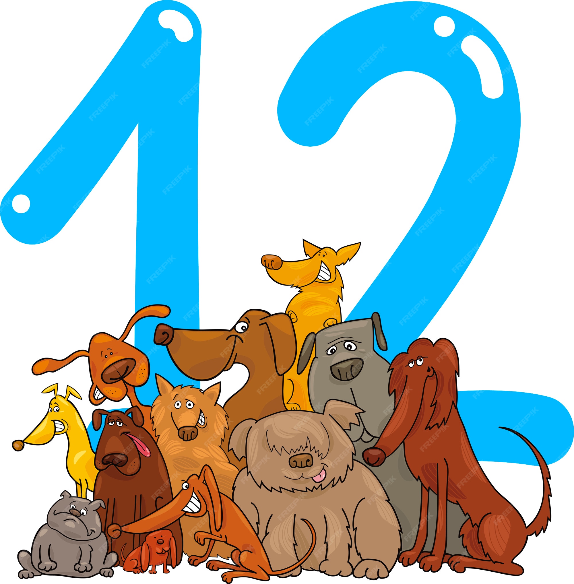 Смешная цифра 12