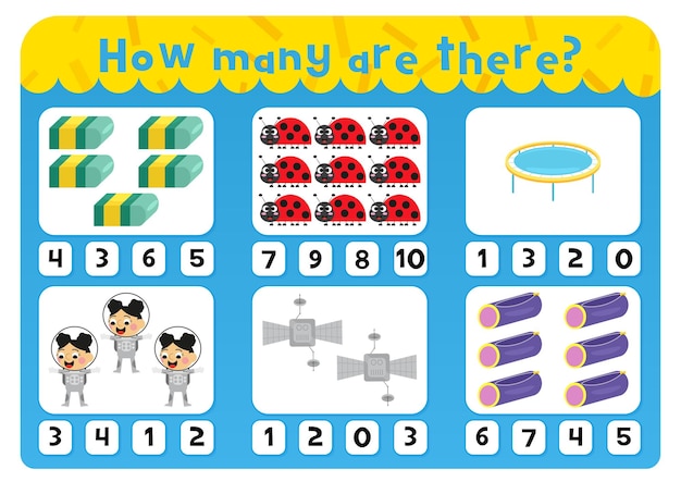 Numbers worksheet for kids Numbers worksheet Numbers matching page