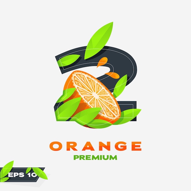 Numerico 2 orange fruit edition