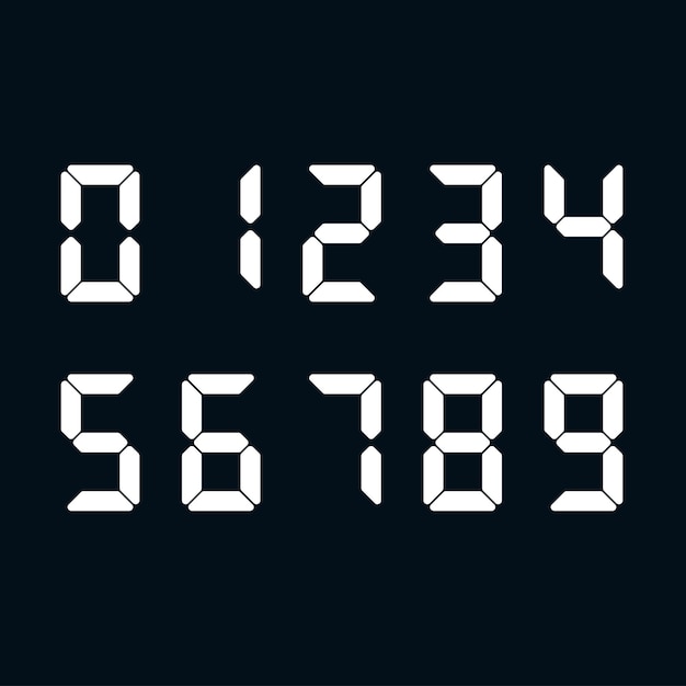 Numeric digital number