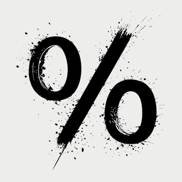 Vector numerical impact vector symbol