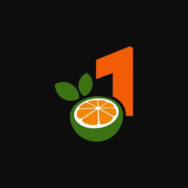 Nummer 1 Oranje Logo