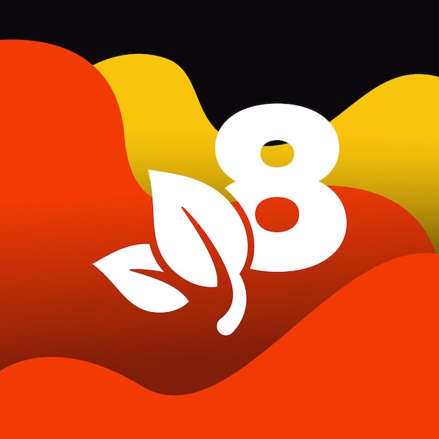 Nummer 8 leaf-logo