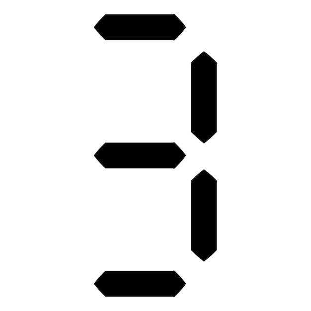 Nummering pictogram vectorillustratie