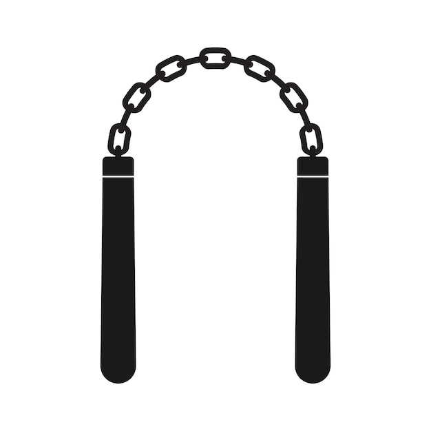 Nunchaku icoon vector