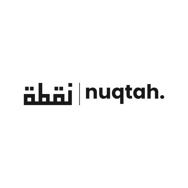 Vector nuqtah arabic logo design