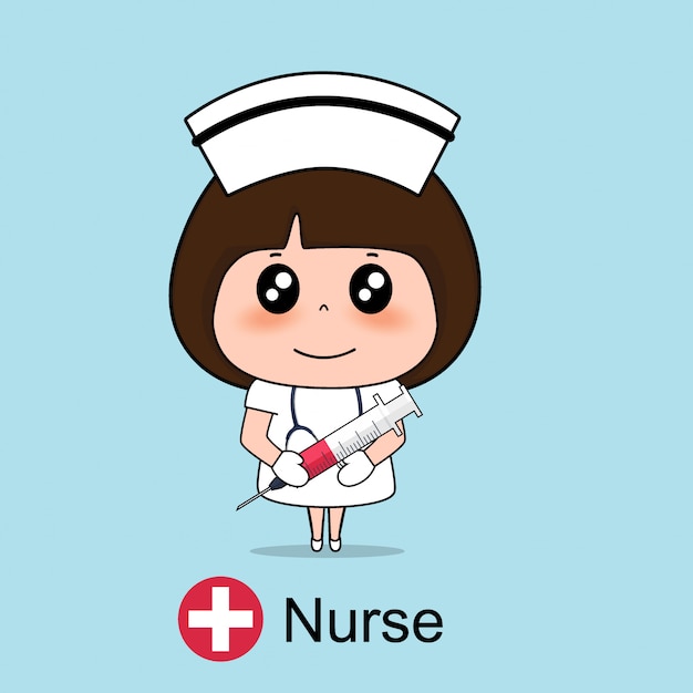 Nurse cartoon character