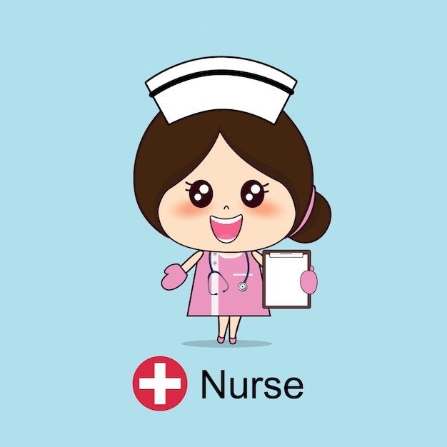 Nurse cartoon character