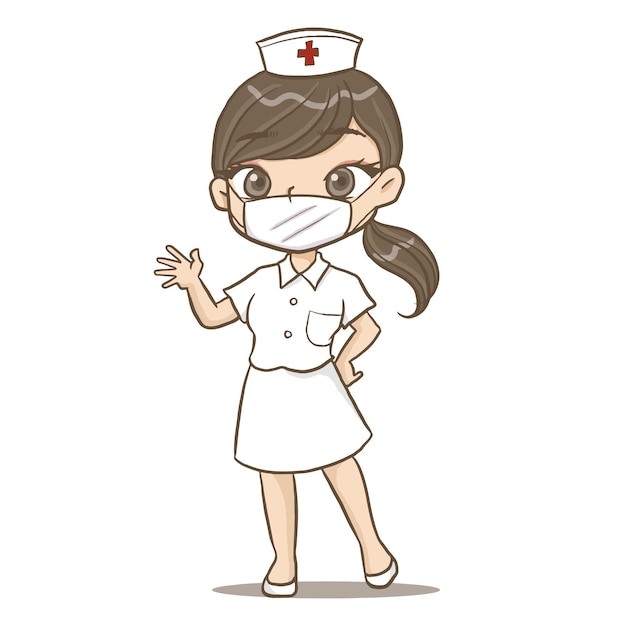 nurse cute cartoon charactor