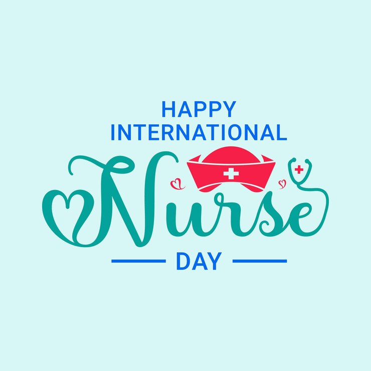 Vector nurse day lettering design nurse day quotes typography for tshirt poster sticker and card