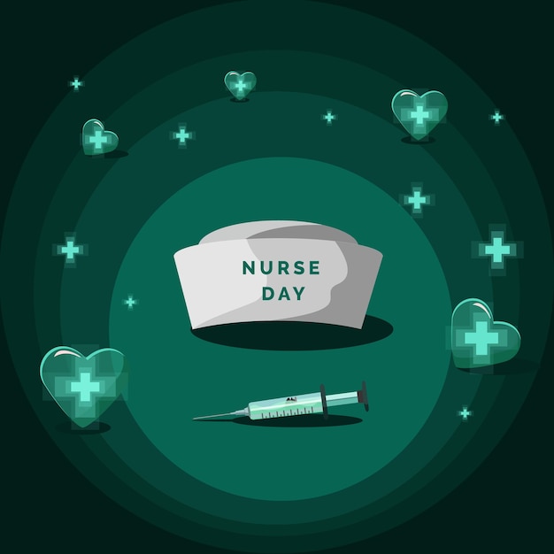 Vector nurse day vector illustration for theme medical