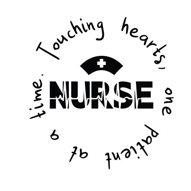 Vector nurse and medical svg vector design