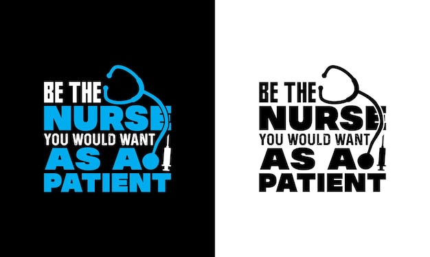 Vettore infermiera citazione t-shirt design, tipografia