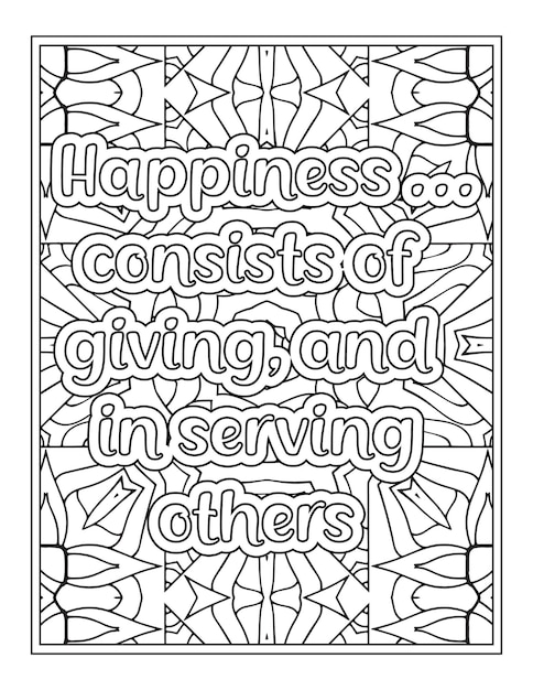 Nurse Quotes Coloring Book Page for Adult