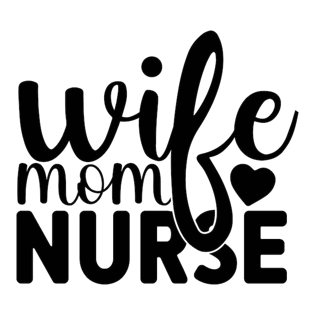 Vector nurse svg design