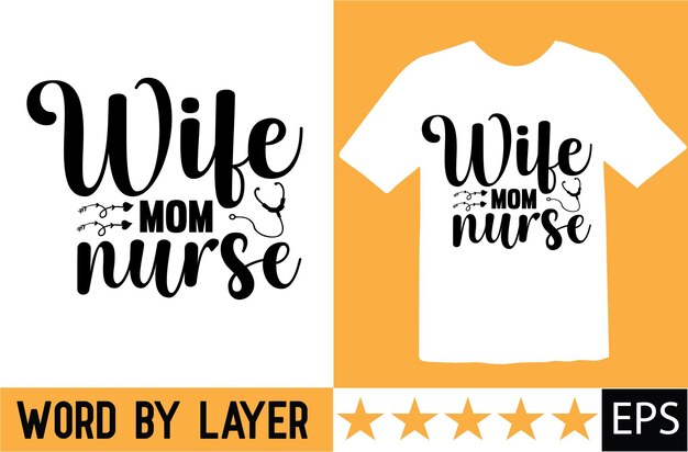 Nurse svg t shirt design