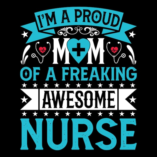 Vector nurse svg and tshirt design international nurses day svg and tshirt design