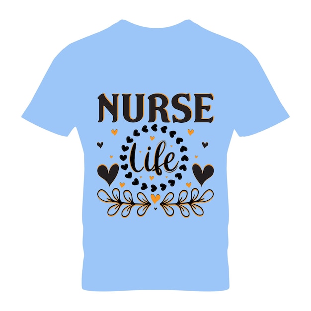 Vector nurse svg tshirt design