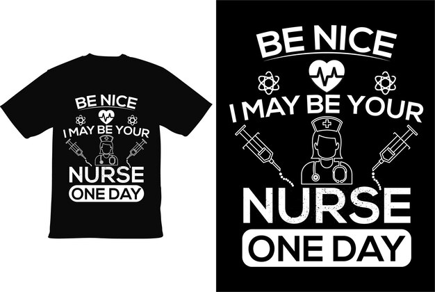 Vector nurse t shirt design, doctor t shirt design typography vintage, nurse t shirt design typography