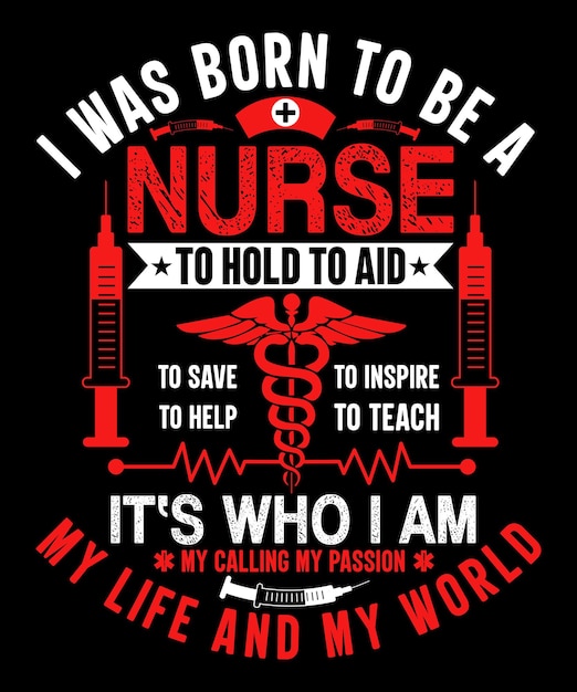 Nurse t-shirt design for nurse lover