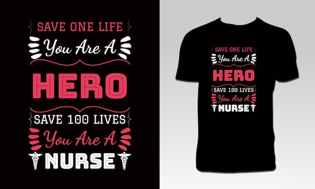 Nurse T Shirt Design