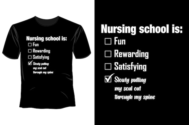 Vector nurse t- shirt design