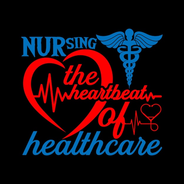 Vector nurse t-shirt design