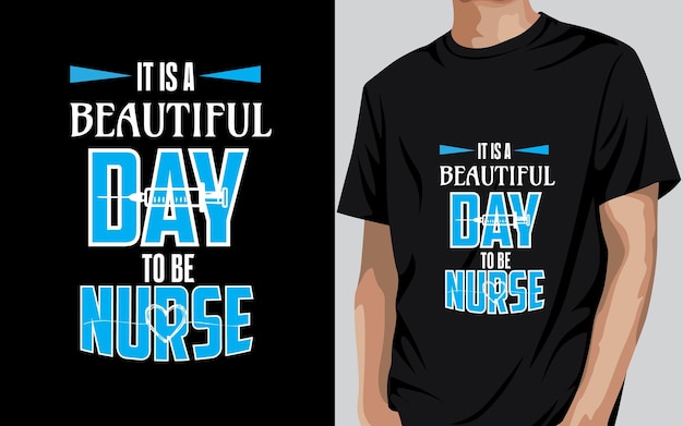 Nurse trendy typography t shirt design Vintage nursing t shirt