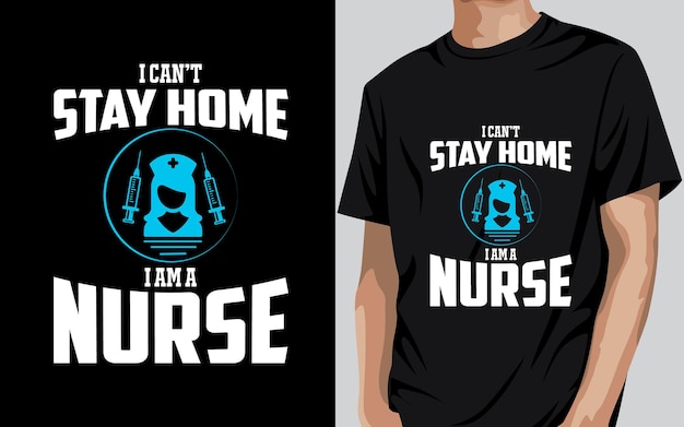 Nurse trendy typography t shirt design Vintage nursing t shirt