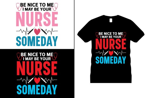 Вектор Медсестра дизайн футболки доктор больница типография медсестра любовник медсестра жизнь здоровье