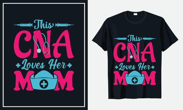 Nurse tshirt design typography vintage Premium Vector