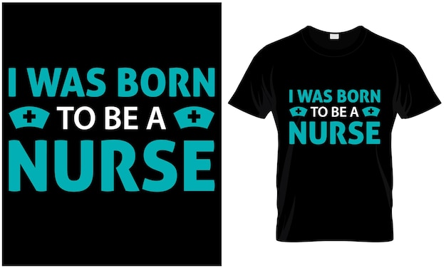 Nurse tshirt design vector