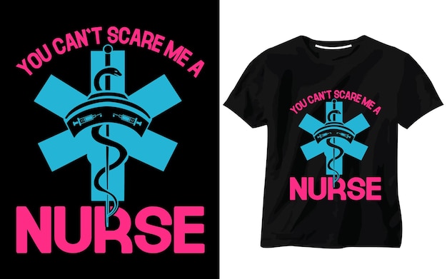 Vector nurse tshirt design