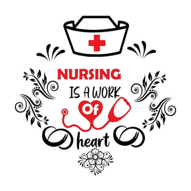 nurse vector design for t shirt