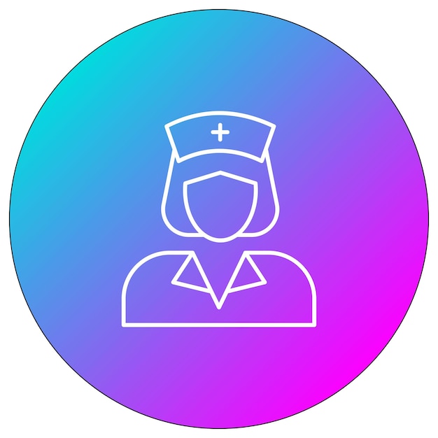 Nurse vector icon Can be used for Pharmacy iconset