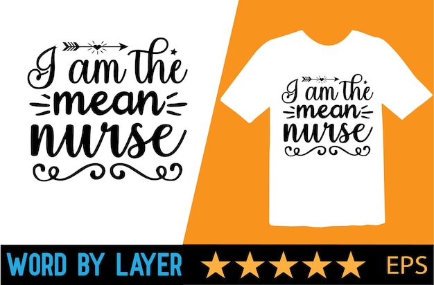 Nurse vector t-shirt design