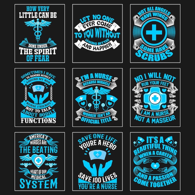 NurseT-Shirt Design Bundle