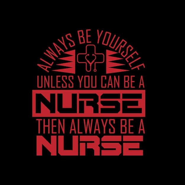 Vector nursing t shirt design