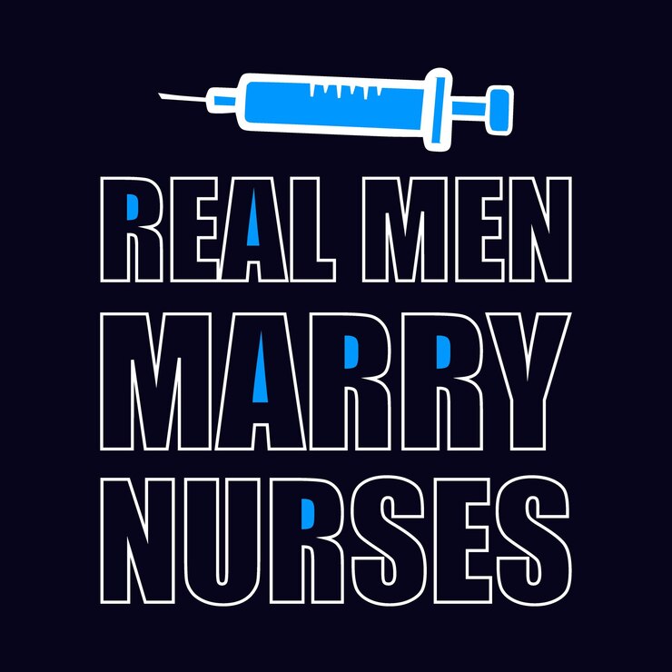 Vector nursing tshirt design