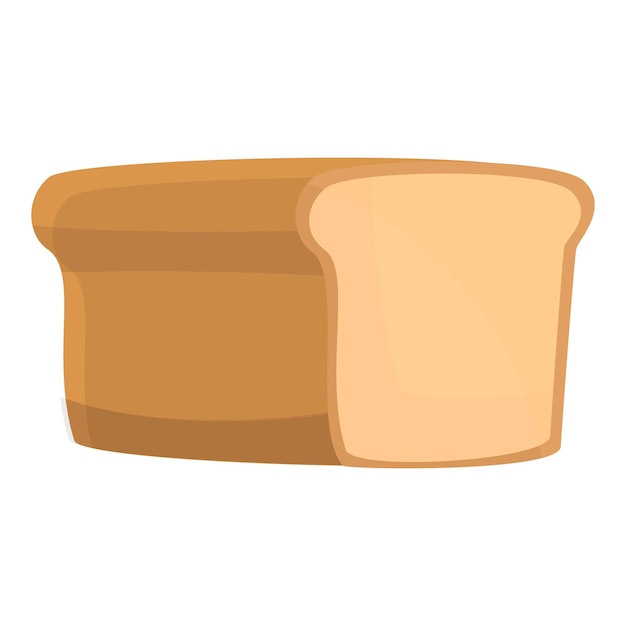 Nutrient bread icon Cartoon of Nutrient bread vector icon for web design isolated on white background