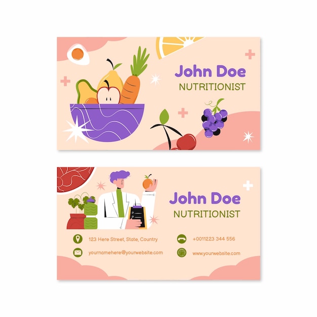 Nutritionist template design