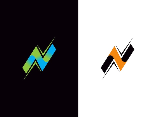 Логотип буквы NV