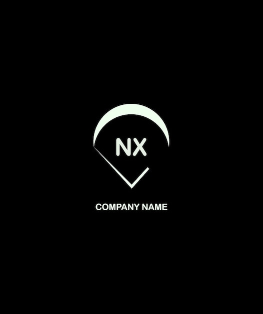 NX Letter Logo Design Unique Attractive Creative Modern Initial NX Letter Icon Logo