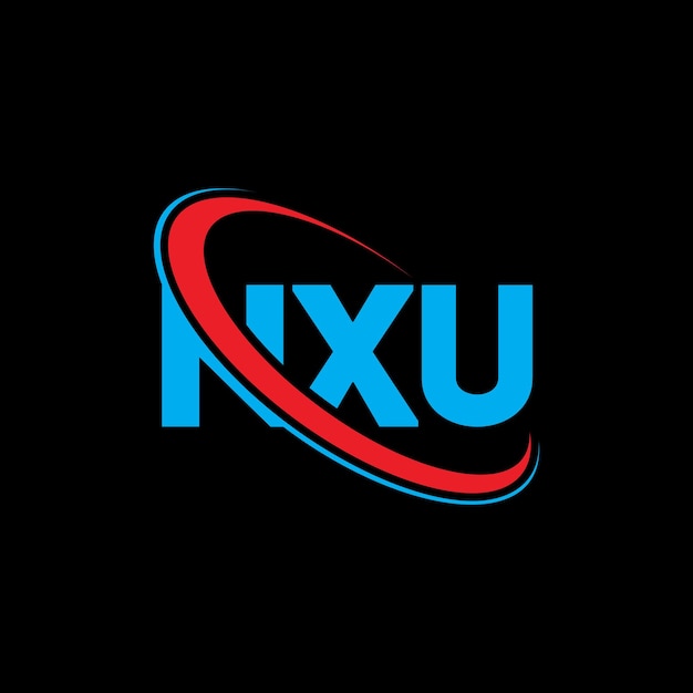 NXU logo NXU brief NXU letter logo ontwerp Initialen NXU Logo gekoppeld aan cirkel en hoofdletters monogram logo N XU typografie voor technologiebedrijf en vastgoedmerk