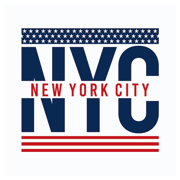 NYC grafisch t-shirt en kledingontwerp